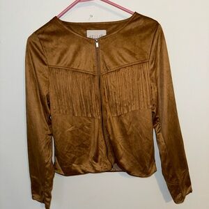 Suede western jacket